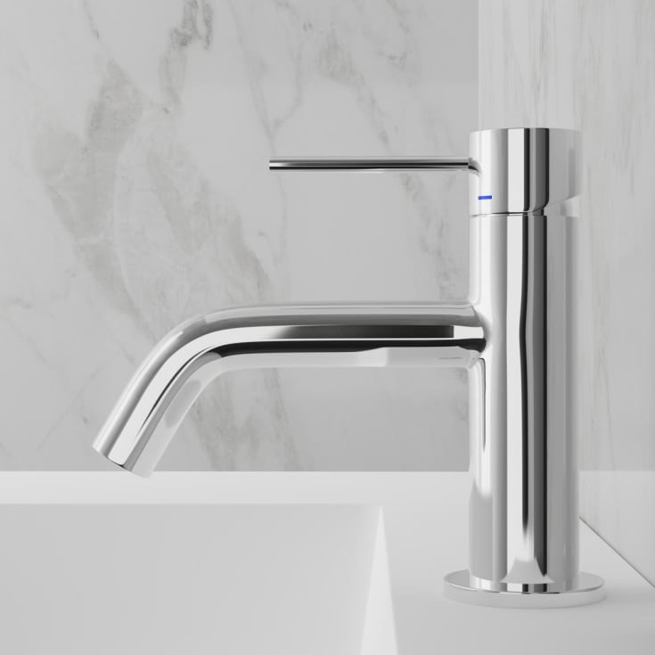 Scandtap Voyage tvättställsblandare, polerat stål