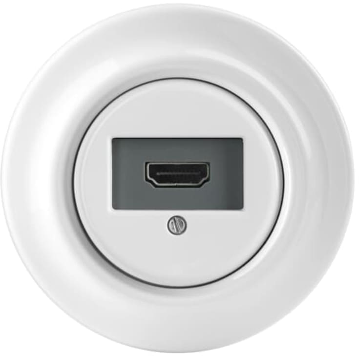 ABB Decento HDMI-uttak, hvit