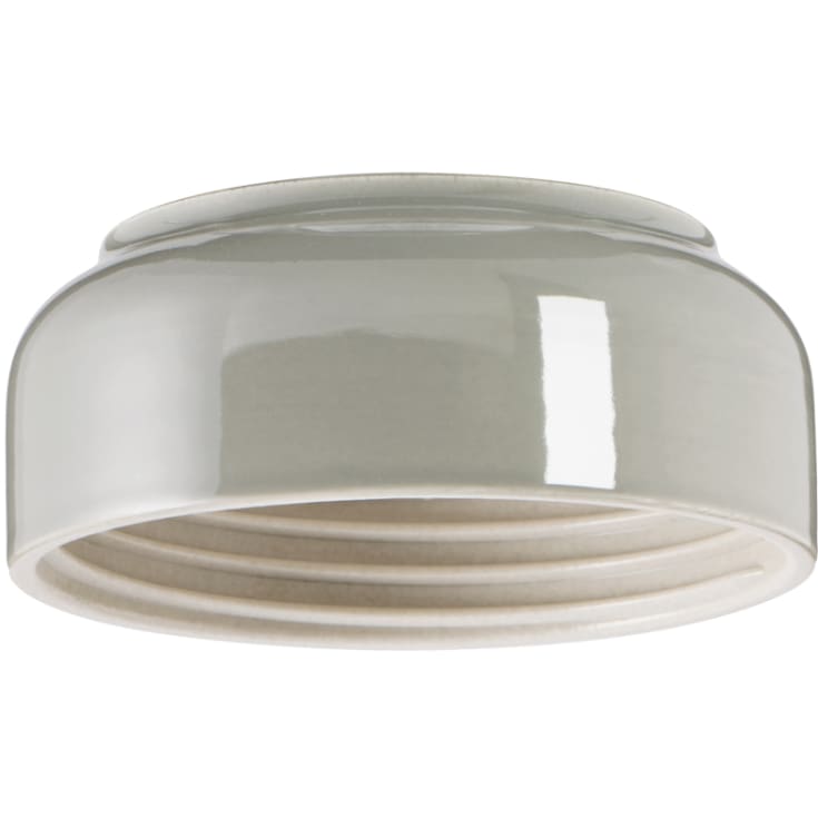 Loft- og Vægarmatur Ohm grå med 123,5 mm gevind IP44 LED