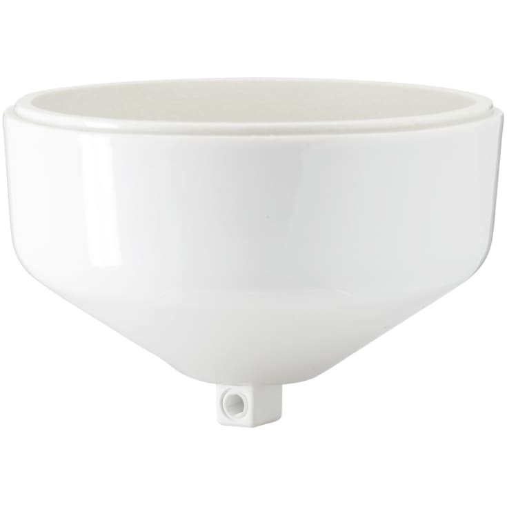 Loftbaldakin i porcelæn Ø110mm H61mm hvid IP20