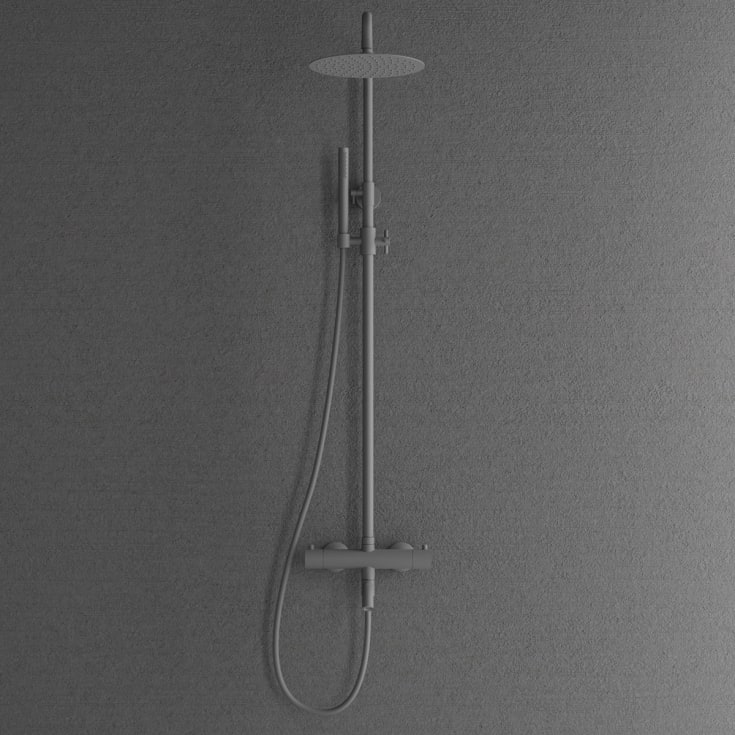 Scandtap Pleasure kararmatur med brusesæt, mat grå