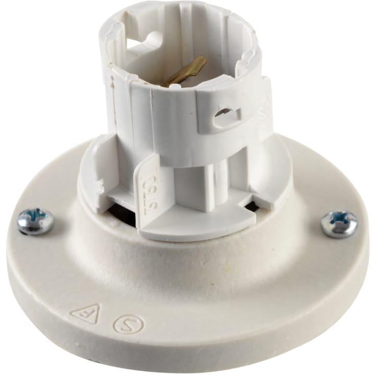 Loftfatning B22 for 52740 och 52741 IP20 med trådfäste