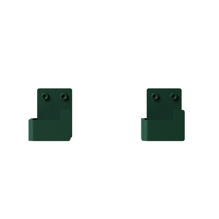 Nichba håndklædekrog, 2 stk, grøn