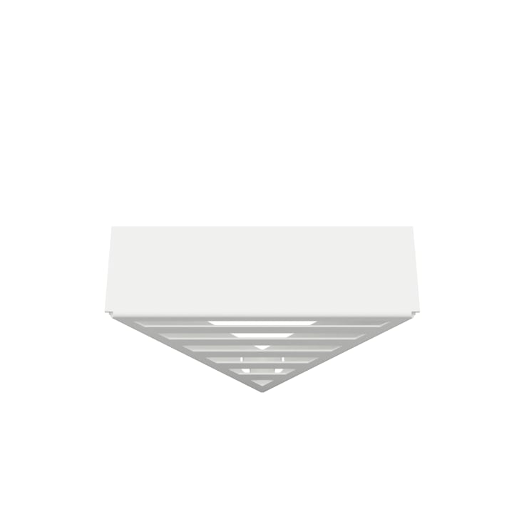 Nichba Bath Shelf Corner brusehylde, hvid