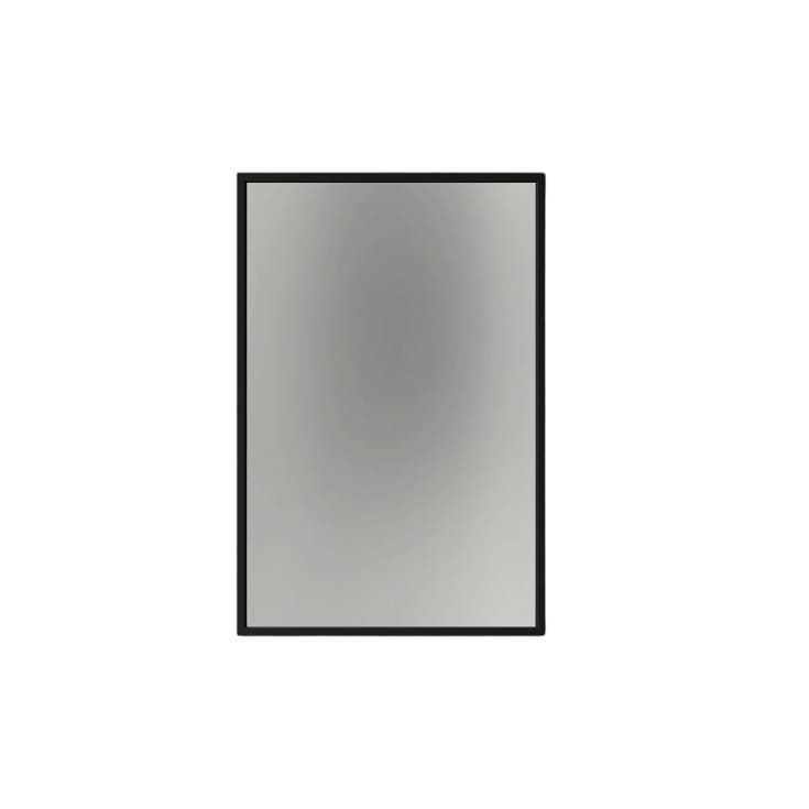 Nichba Mirror Large spejl, 75x50 cm, sort