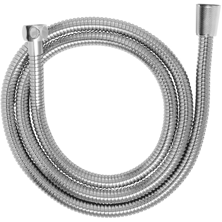 Pressalit Wave Lux bruseslange, 1,5 meter, krom