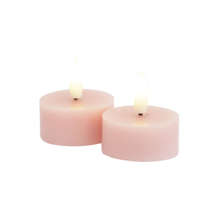 Sirius Sille LED värmeljus, batteri, rosa