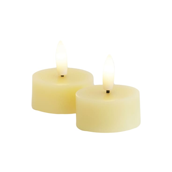 Sirius Sille LED fyrfadslys, batteri, gul