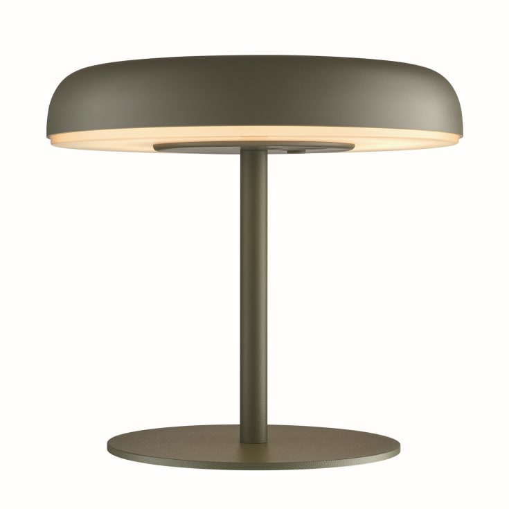 Nordlux Elmer uppladdningsbar & solcells bordslampa, grön