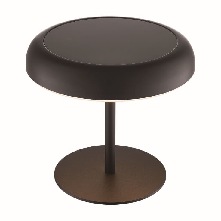 Nordlux Elmer uppladdningsbar & solcells bordslampa, svart