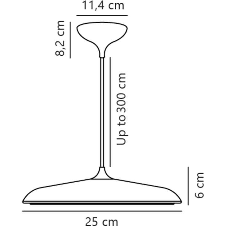 Dftp Artist pendellampe, grå, Ø25 cm