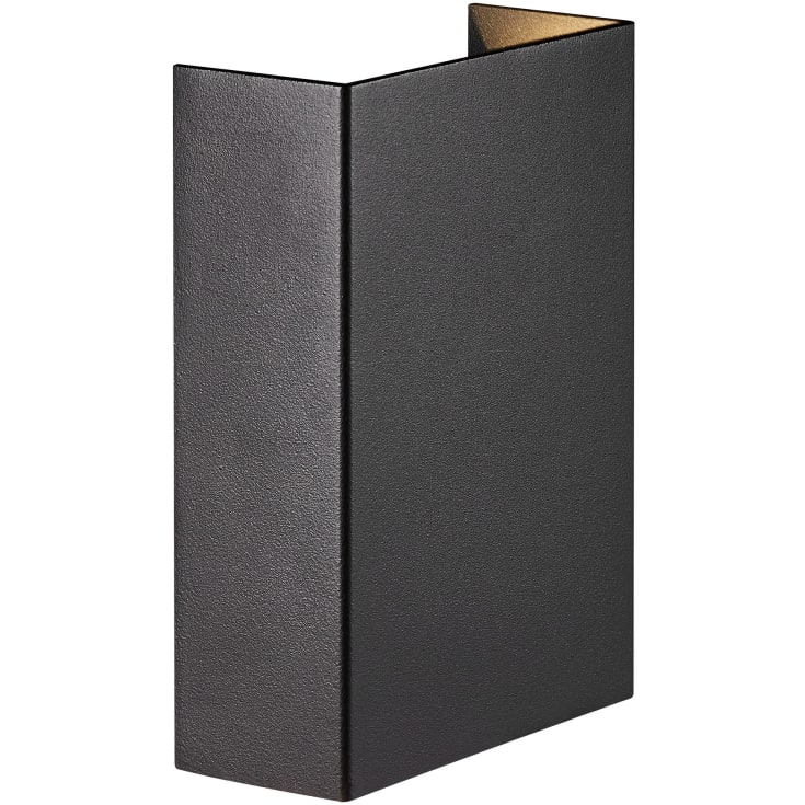 Nordlux Fold 10 vägglampa utomhus, svart