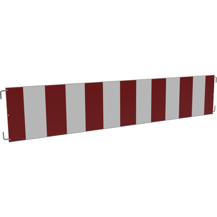 Schake spærrebom 50 x 250 cm, 045, stopskilt