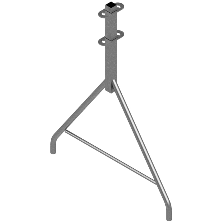 Schake ben til spærrebom, galvaniseret, 110 cm