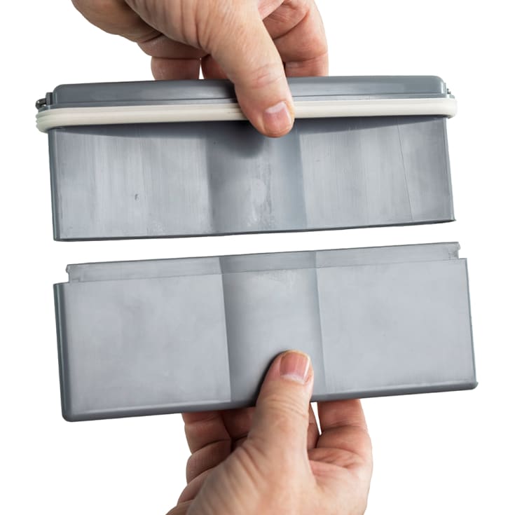 Purus Line komplet gulvafløb, 900 mm, Ø50 mm, rustfrit stål