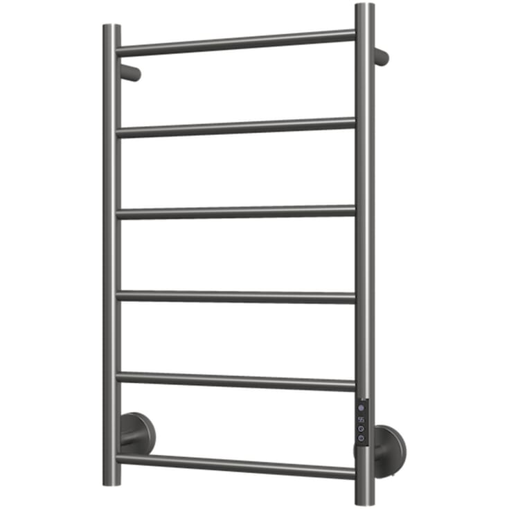 TVS Plus 6 håndklædetørrer, 50x80 cm, sort krom