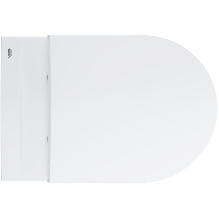 Grohe Start Round Ceramic vägghängd toalett, utan spolkant, vit