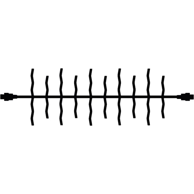 Sirius Tech-Line Cluster udendørs lyskæde, 120 varm hvide lys, 2 meter, forlænger