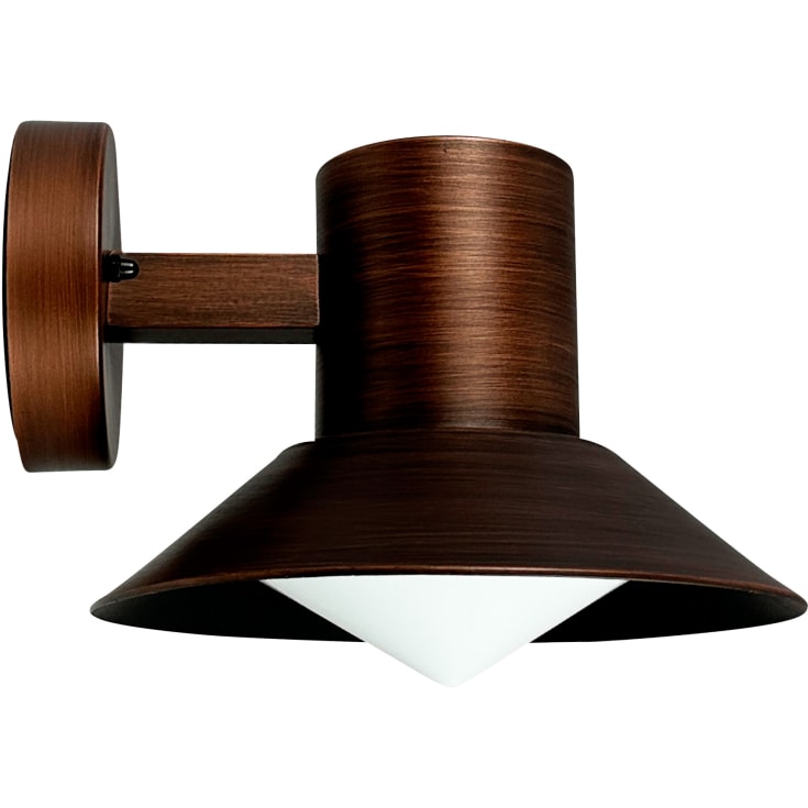 Dyberg Larsen Venice vegglys ute, kobber