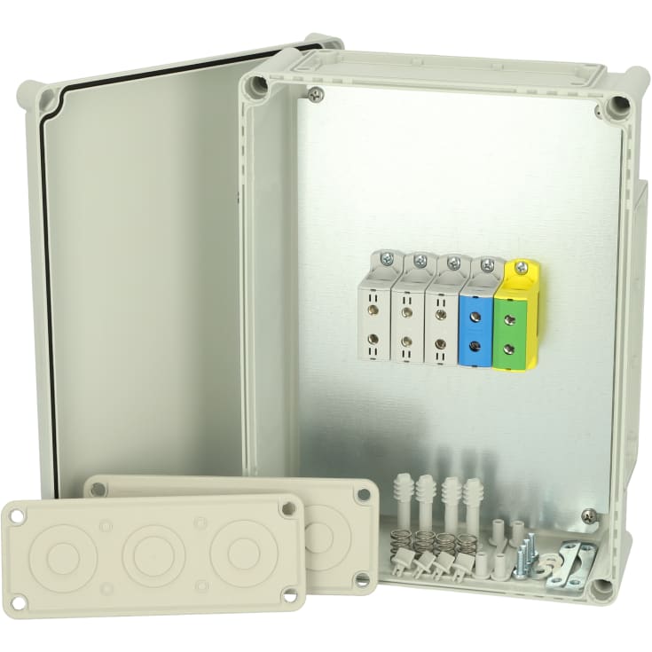 Klemmekasse CUAL EK 382813 G 95 mm², 380x280x130 mm