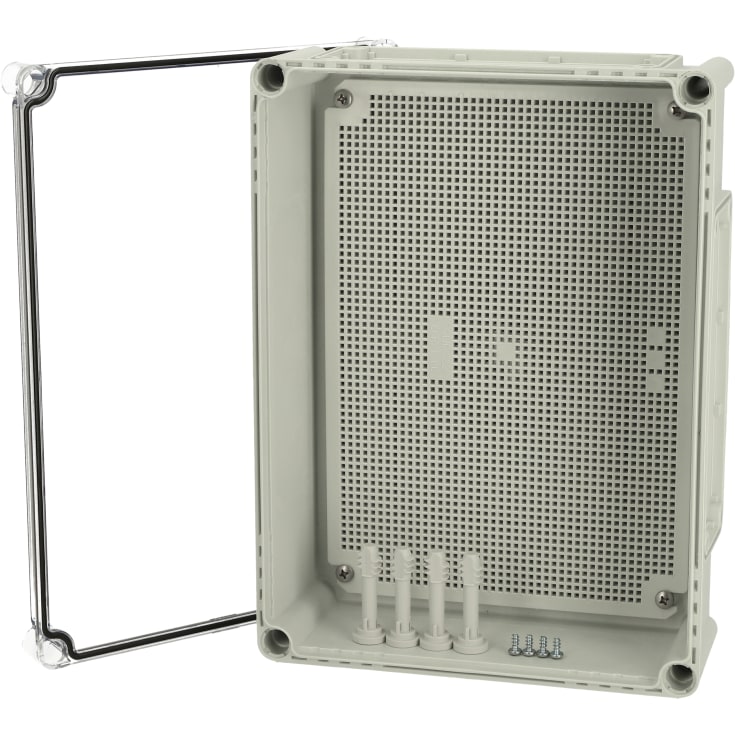 Montagekasse EKPE MPI 130 T 380x280 mm m/klart låg og mont.plade