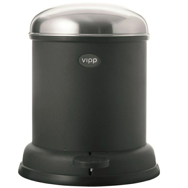 Vipp 13 søppelbøtte, 4 liter, pedal, sort