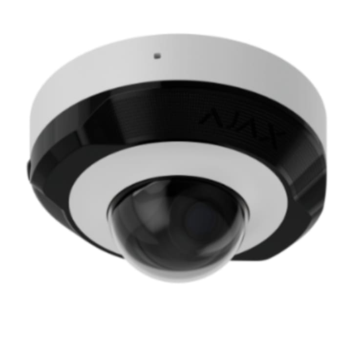 Ajax Dome Mini overvågningskamera med sensor, 5MP, 4 mm, hvid