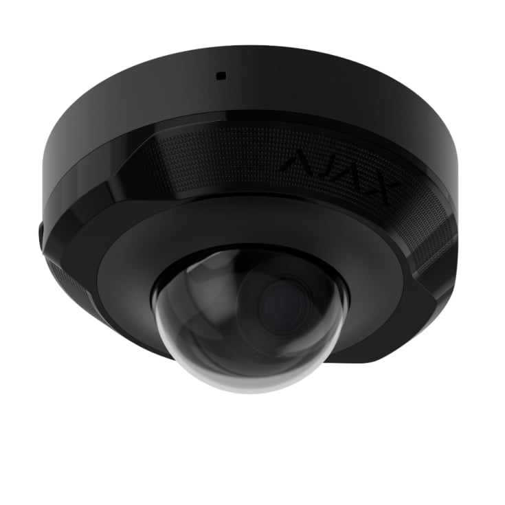 Ajax Dome Mini overvågningskamera med sensor, 5MP, 4 mm, sort