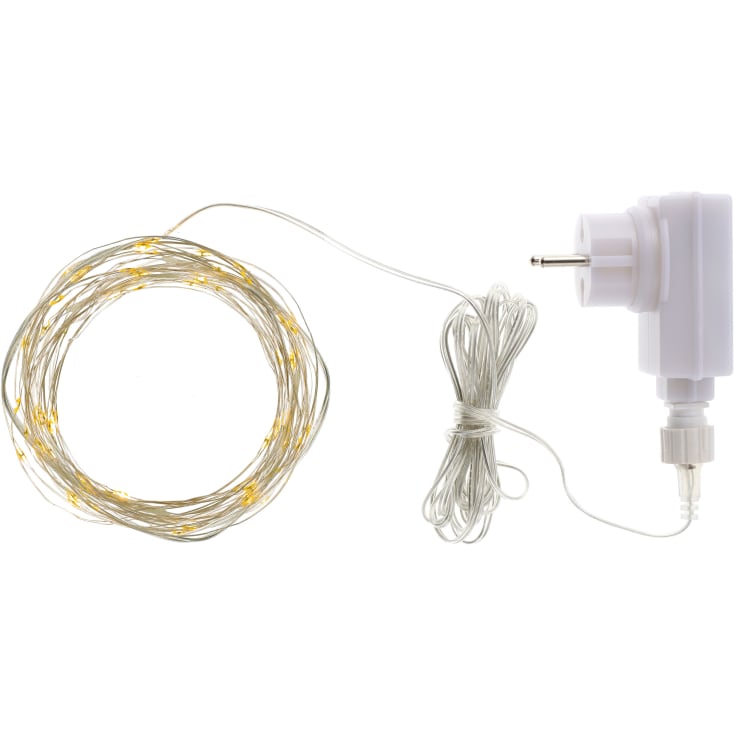 Sirius Knirke Wire ljusslinga, 80 ljus