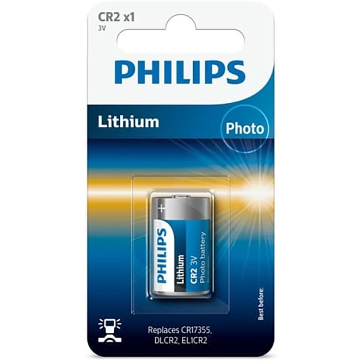 10 st Philips Lithium CR2 batteri