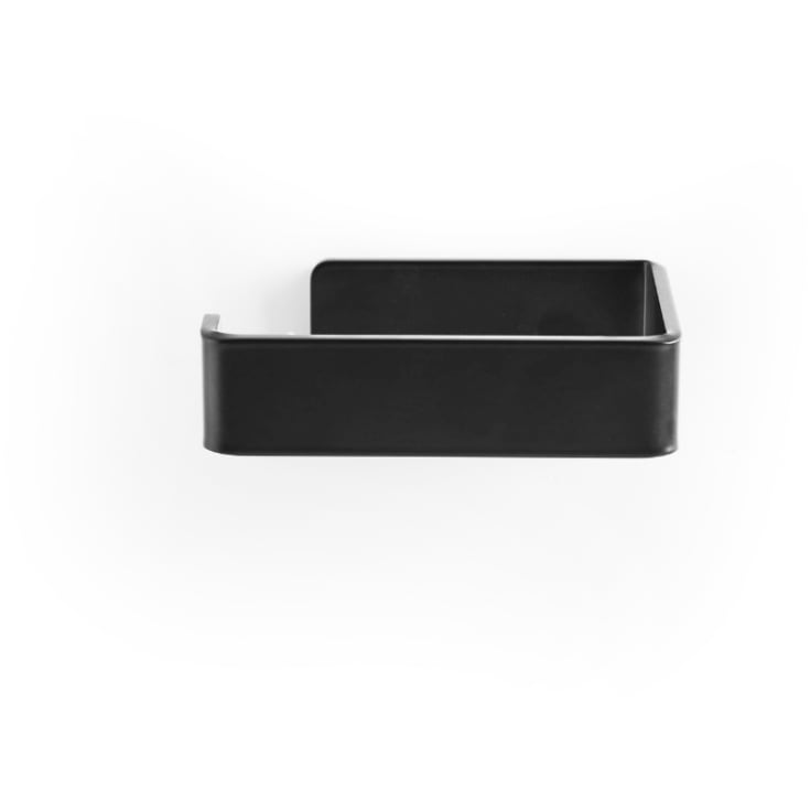 Bastant Design toiletrulleholder, venstre, mat sort
