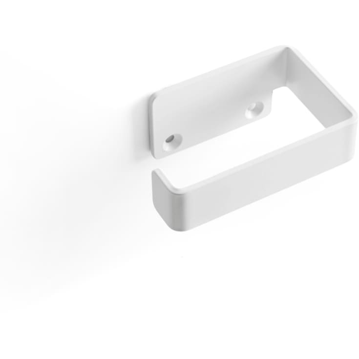 Bastant Design toalettpappershållare, vänster, matt vit