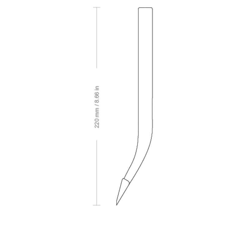 Nichba bruseskraber, blå