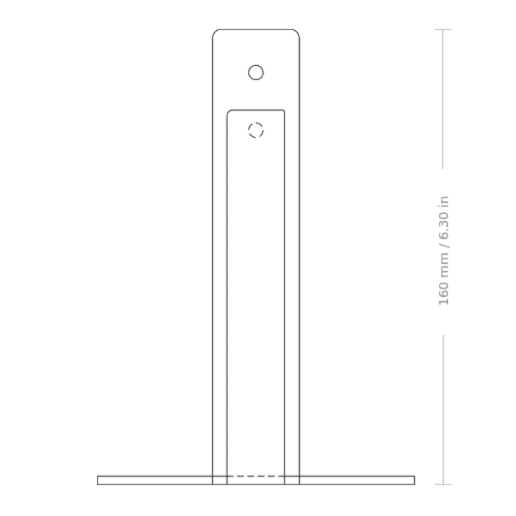 Nichba reservepapirholder, grøn