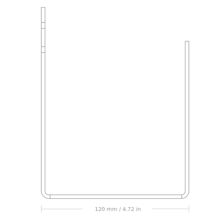 Nichba reservepapirholder, grøn