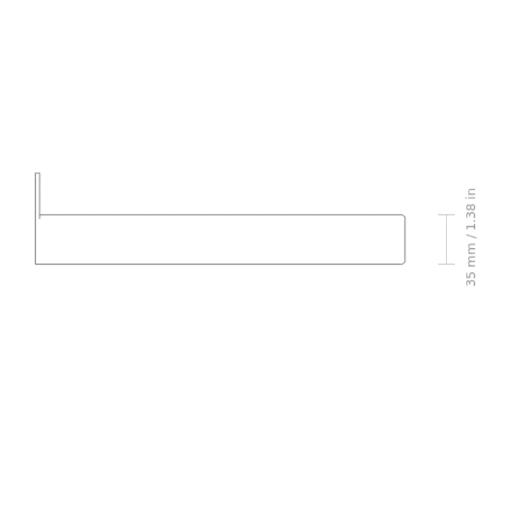 Nichba HangSys tøjstativ, 50x26,3 cm, sort