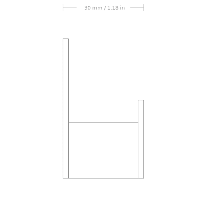 Nichba håndklædekrog, 2 stk, blå