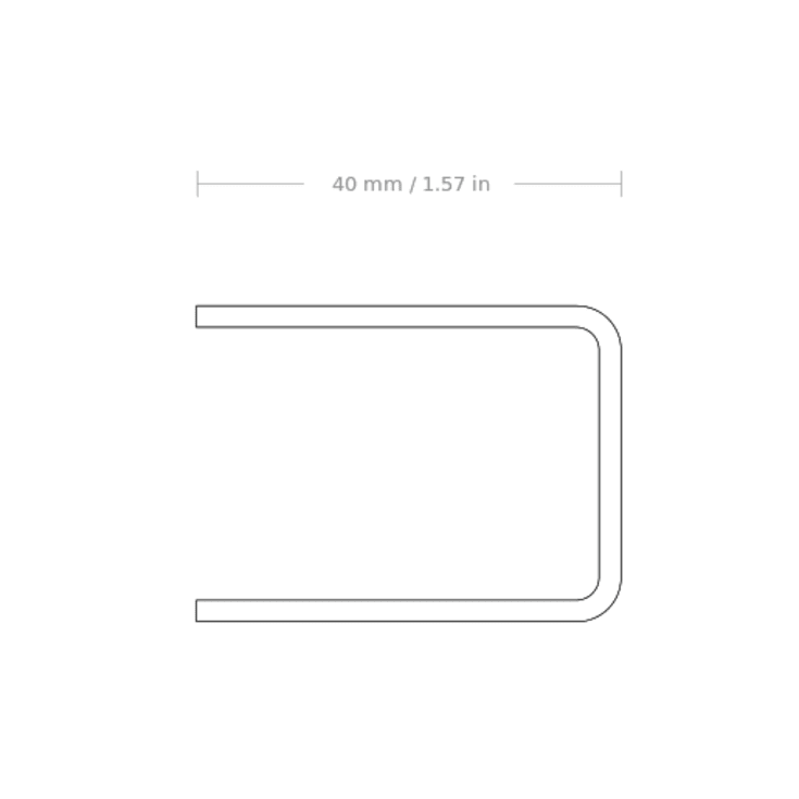 Nichba håndklædekrog, 2 stk, hvid