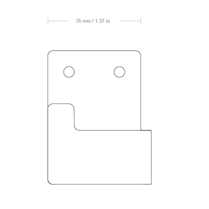 Nichba håndklædekrog, 2 stk, sort