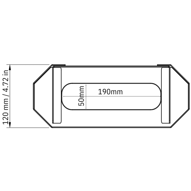 Nichba papirdispenser, grøn