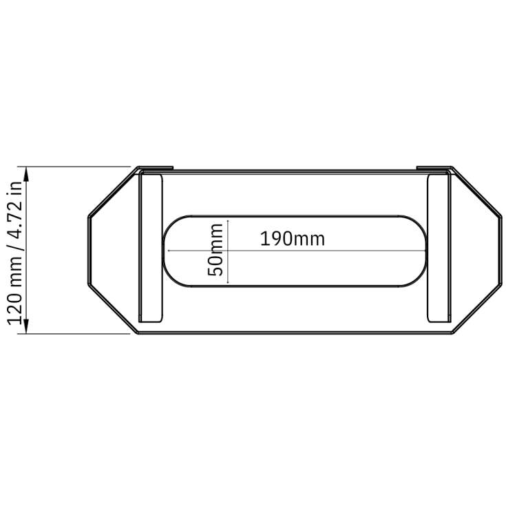 Nichba pappersdispenser, vit