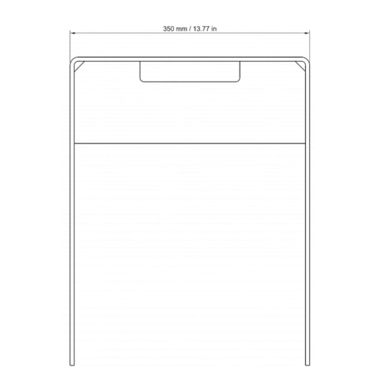 Nichba Stool skammel, hvid