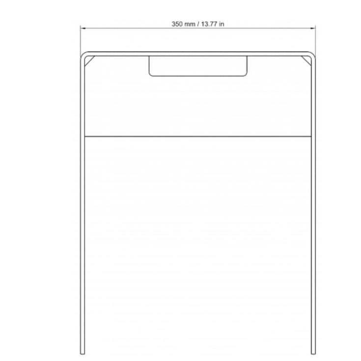 Nichba Stool skammel, sort