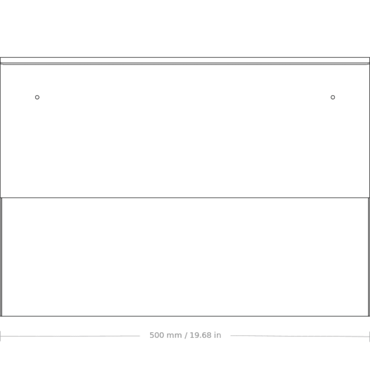 Nichba Shoe Box skoreol, 50 cm, grøn