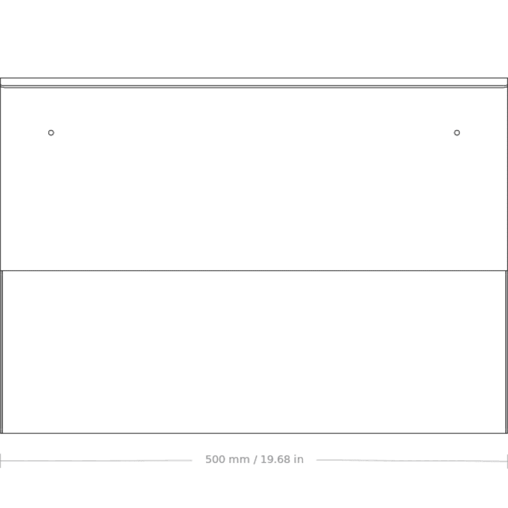 Nichba Shoe Box skoreol, 50 cm, orange