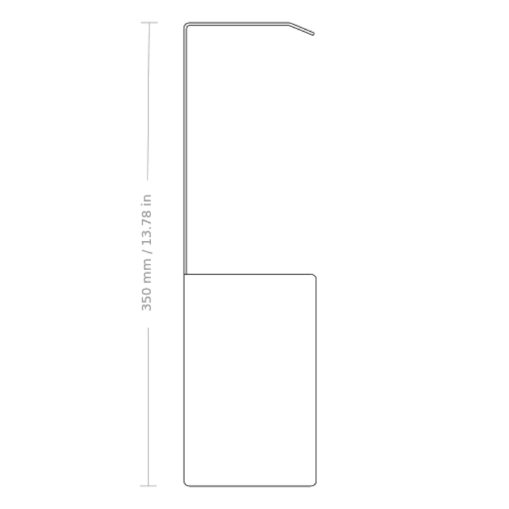 Nichba Shoe Box skoreol, 100 cm, grøn