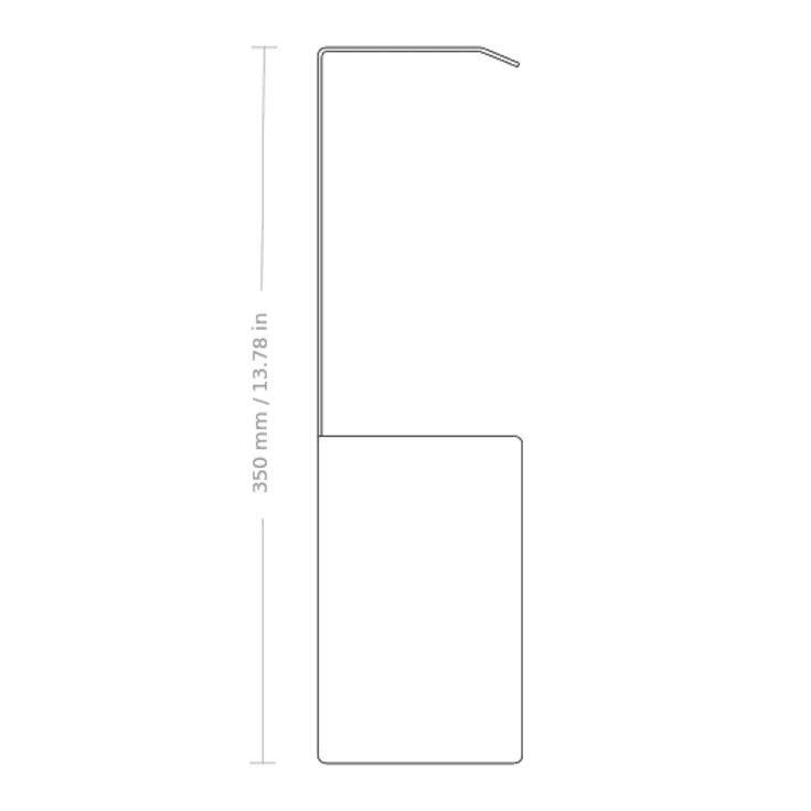 Nichba Shoe Box skoreol, 50 cm, orange