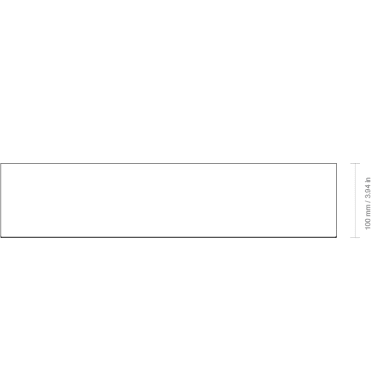 Nichba Shoe Box skoreol, 100 cm, hvid