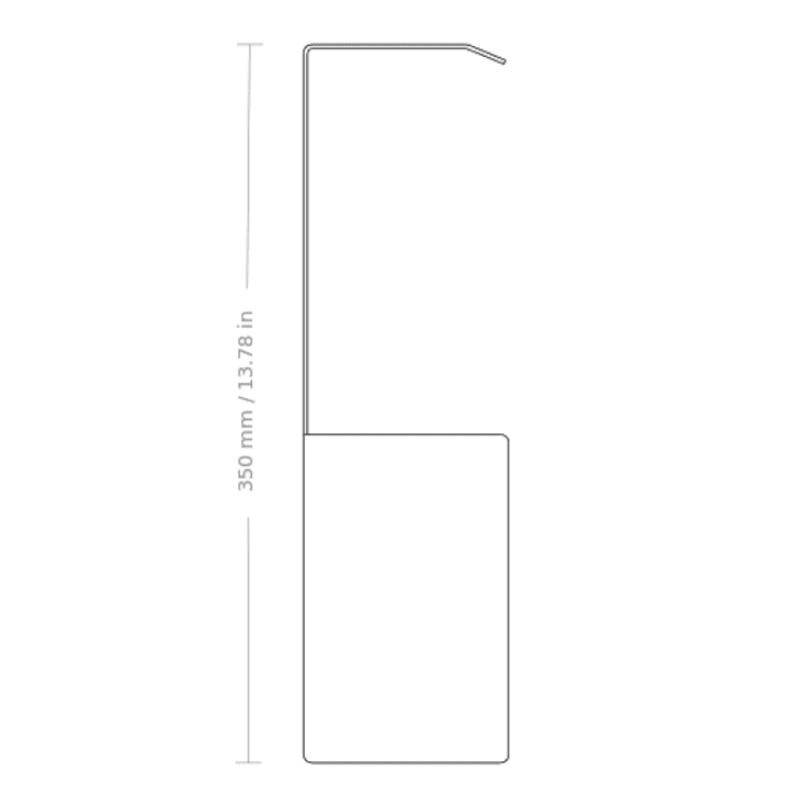 Nichba Shoe Box skoreol, 100 cm, orange