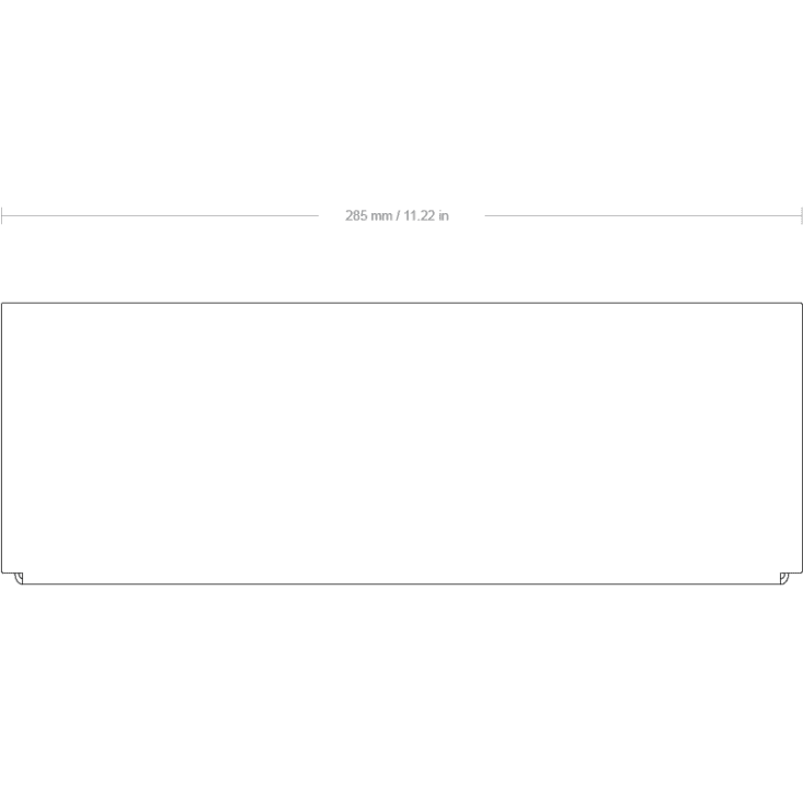 Nichba Bath Shelf Corner brusehylde, blå